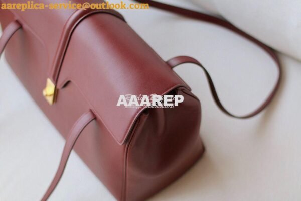 Replica Celine Large Soft 16 Bag In Smooth Calfskin 194043 Burgundy 8