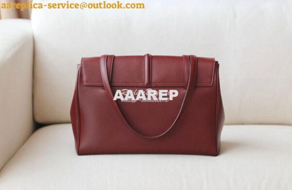 Replica Celine Large Soft 16 Bag In Smooth Calfskin 194043 Burgundy 13