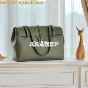 Replica Celine Large Soft 16 Bag In Smooth Calfskin 194043 Green