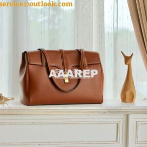 Replica Celine Large Soft 16 Bag In Smooth Calfskin 194043 Tan