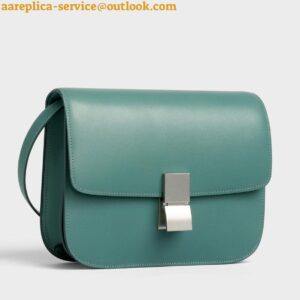 Replica Celine Classic Box Medium Bag In Celadon Box Calfskin