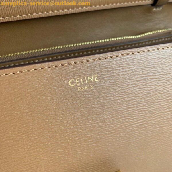 Replica Celine Classic Box Medium Bag In Camel Liege Calfskin 20