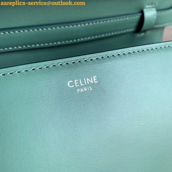 Replica Celine Classic Box Medium Bag In Celadon Box Calfskin 9