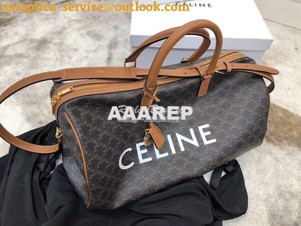 Replica Celine Large Voyage Bag In Triomphe Canvas 191472 4