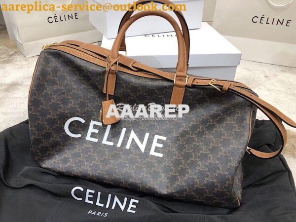 Replica Celine Large Voyage Bag In Triomphe Canvas 191472 6