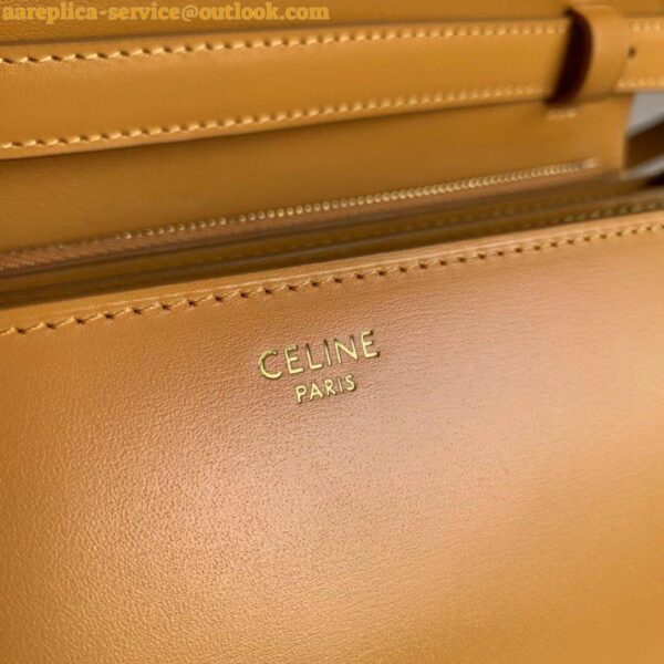 Replica Celine Classic Box Medium Bag In Yellow Box Calfskin 5