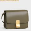 Replica Celine Classic Box Small Bag In Black Box Calfskin 2