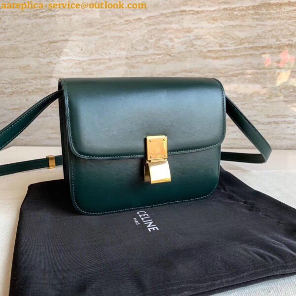 Replica Celine Classic Box Teen Bag In Amazone Box Calfskin 6