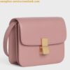 Replica Celine Classic Box Teen Bag In Burgundy Box Calfskin 2