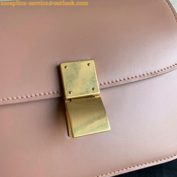 Replica Celine Classic Box Teen Bag In Antique Rose Box Calfskin 5