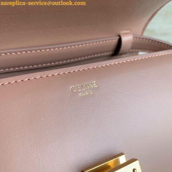 Replica Celine Classic Box Teen Bag In Antique Rose Box Calfskin 10