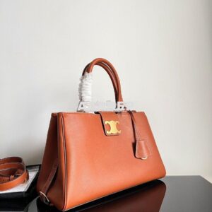 Replica Celine Medium Appoline Bag In Supple Calfskin 114963 Tan 2