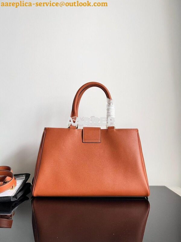 Replica Celine Medium Appoline Bag In Supple Calfskin 114963 Tan 22