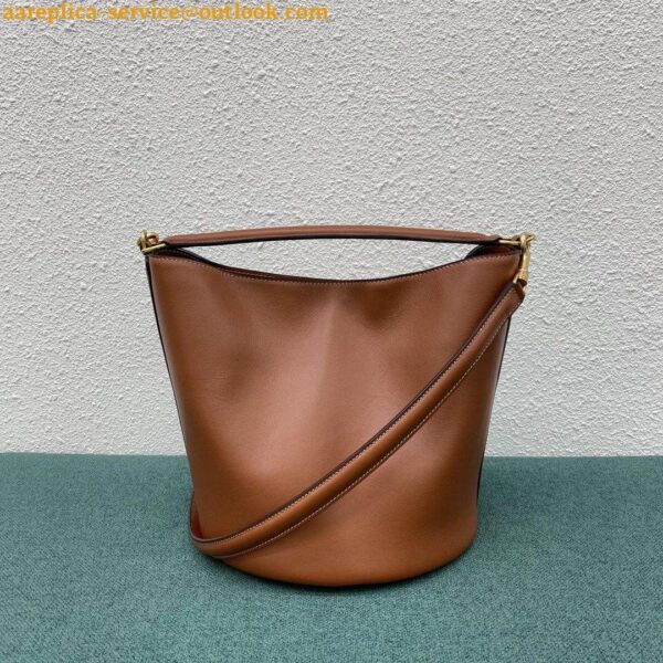 Replica Celine Bucket 16 Bag In Brown Smooth Calfskin 9