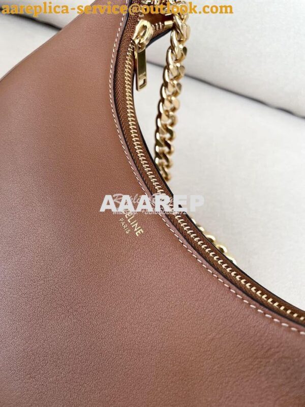 Replica Celine Medium Ava Chain In Smooth Calfskin 199583 Tan 8