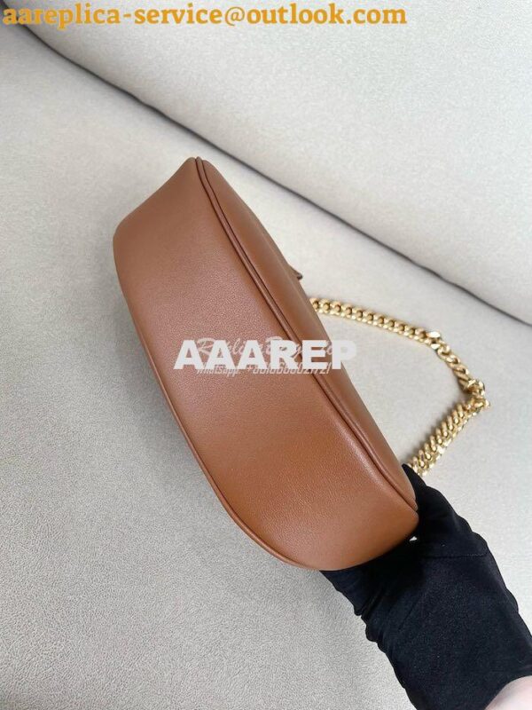 Replica Celine Medium Ava Chain In Smooth Calfskin 199583 Tan 10