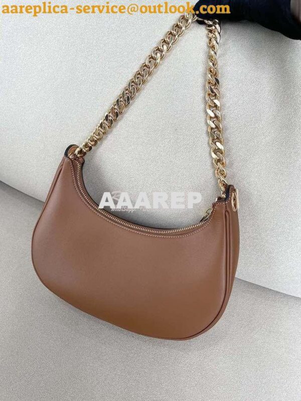 Replica Celine Medium Ava Chain In Smooth Calfskin 199583 Tan 14