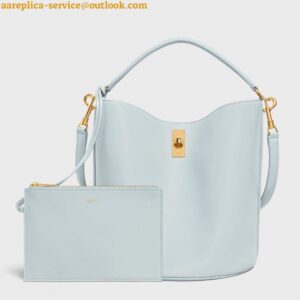 Replica Celine Bucket 16 Bag In Mineral Smooth Calfskin 2