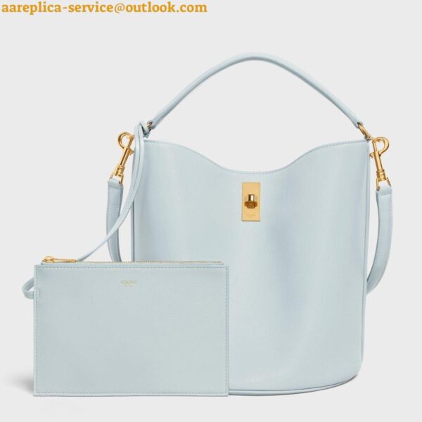 Replica Celine Bucket 16 Bag In Mineral Smooth Calfskin 4