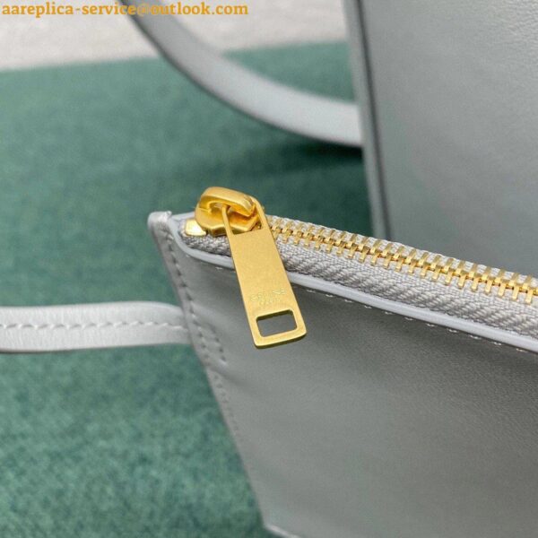 Replica Celine Bucket 16 Bag In Mineral Smooth Calfskin 14