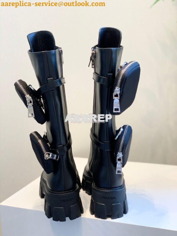 Replica Prada Monolith Leather Boots 1W828L 10