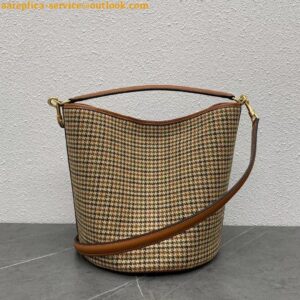 Replica Celine Bucket 16 Bag In Tweed and Calfskin 2