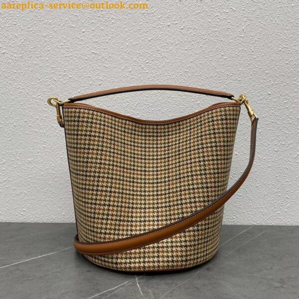 Replica Celine Bucket 16 Bag In Tweed and Calfskin 4