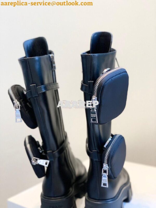 Replica Prada Monolith Leather Boots 1W828L 11