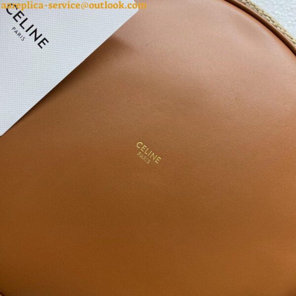 Replica Celine Bucket 16 Bag In Textile with Celine Logo 16