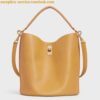 Replica Celine Sangle Bucket Bag In Amazone Grained Calfskin 2