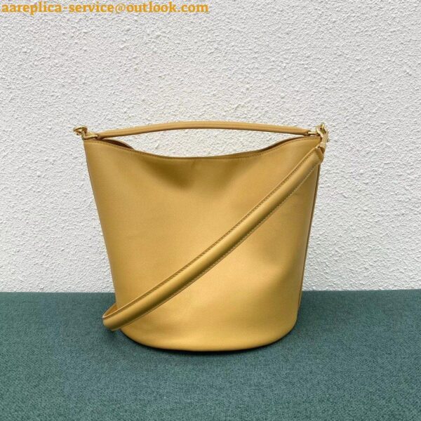 Replica Celine Bucket 16 Bag In Yellow Soft Bare Calfskin 20