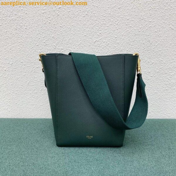 Replica Celine Sangle Small Bucket Bag In Amazone Calfskin 9