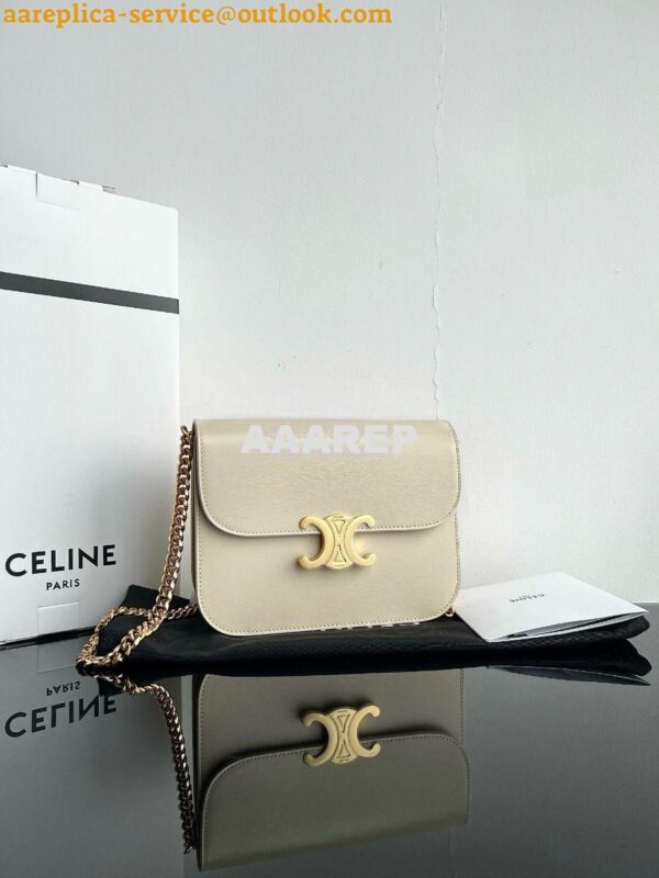 Replica Celine Medium College Bag In Shiny Calfskin 113583 Pampa 4