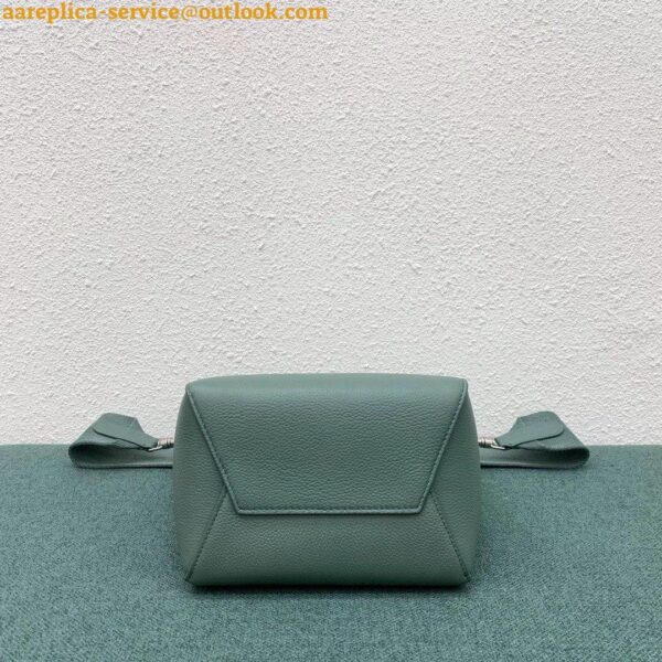 Replica Celine Sangle Small Bucket Bag In Celadon Calfskin 5