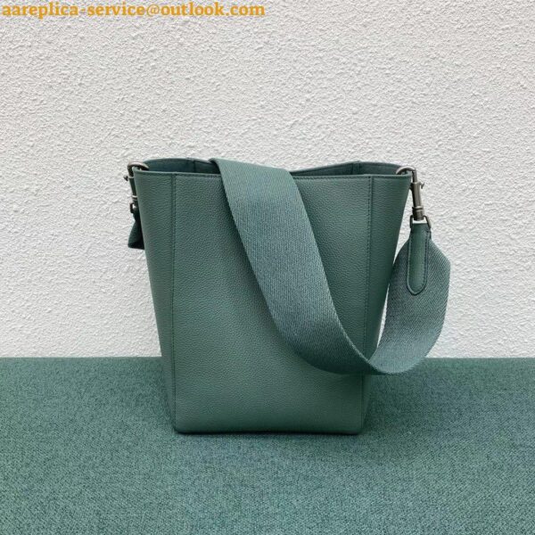 Replica Celine Sangle Small Bucket Bag In Celadon Calfskin 9