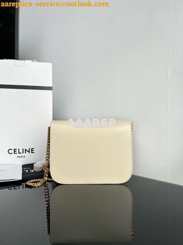 Replica Celine Medium College Bag In Shiny Calfskin 113583 Pampa 12