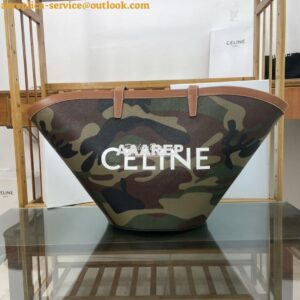 Replica Celine Medium couffin bag in triomphe canvas celine khaki prin