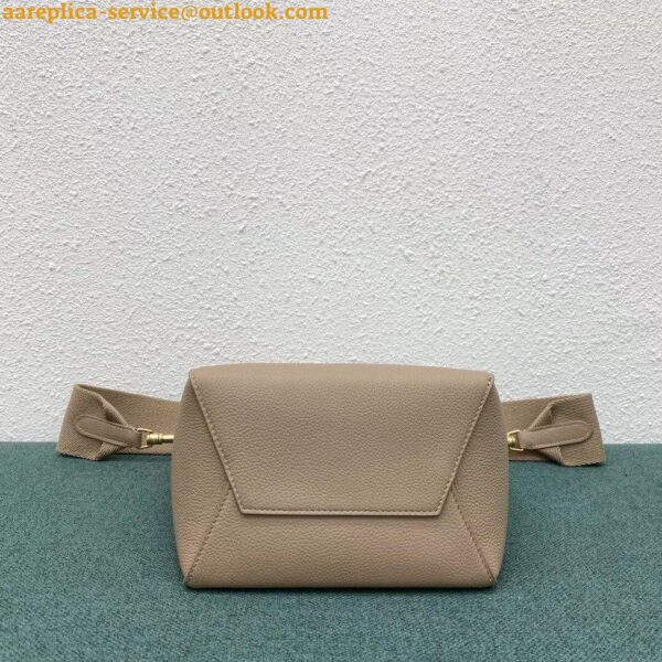 Replica Celine Sangle Small Bucket Bag In Taupe Calfskin 7