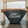 Replica Celine Medium couffin bag in triomphe canvas celine white prin 2