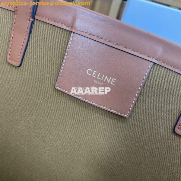 Replica Celine Medium couffin bag in triomphe canvas celine tan print 9