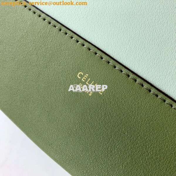 Replica Celine Medium Frame Bag in green/mint Shiny Smooth Calfskin 18 10