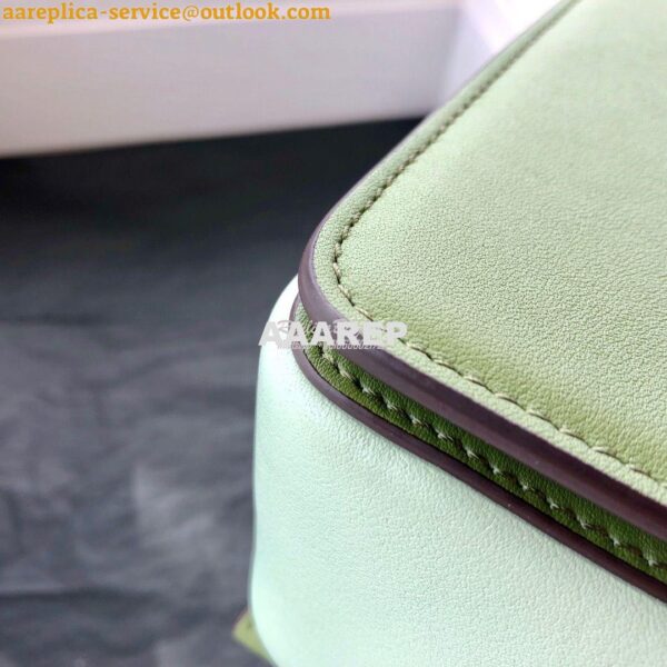 Replica Celine Medium Frame Bag in green/mint Shiny Smooth Calfskin 18 13