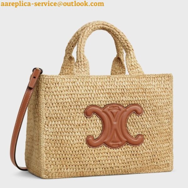 Replica Celine Small Cabas Bag in Raffia 3