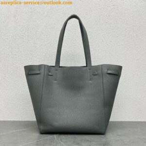 Replica Celine Small Cabas Phantom Bag In Grey Grained Calfskin 2