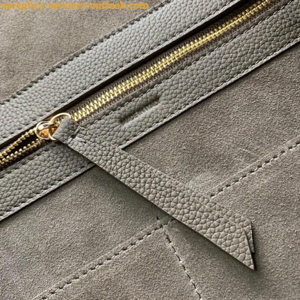 Replica Celine Small Cabas Phantom Bag In Taupe Grained Calfskin 6