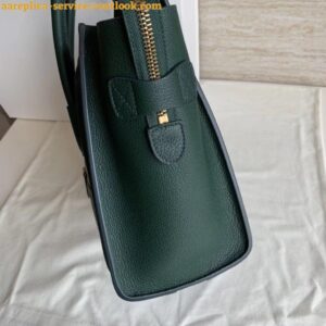 Replica Celine Micro Luggage Tote Bag In Amazone Drummed Calfskin 2