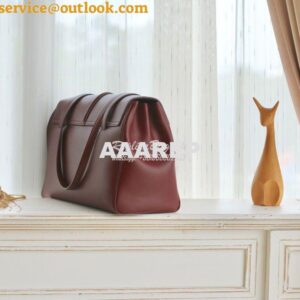 Replica Celine Medium Soft 16 Bag In Smooth Calfskin 195543 Burgundy 2