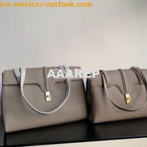 Replica Celine Medium Soft 16 Bag In Supple Grained Calfskin 195543 Pe