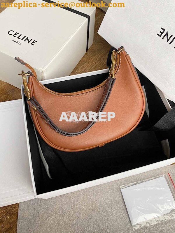 Replica Celine Medium Strap Ava Bag In Smooth Calfskin 196923 Tan 12