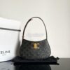 Replica Celine Medium Tilly Bag In Shiny Calfskin 115703B Black